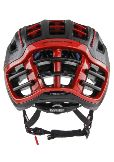 detail Cyklistická helma Casco SPEEDairo 2 black-Red RS Design