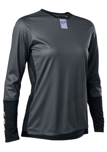 detail Dámský cyklistický dres Fox W Defend Ls Jersey Dark Shadow