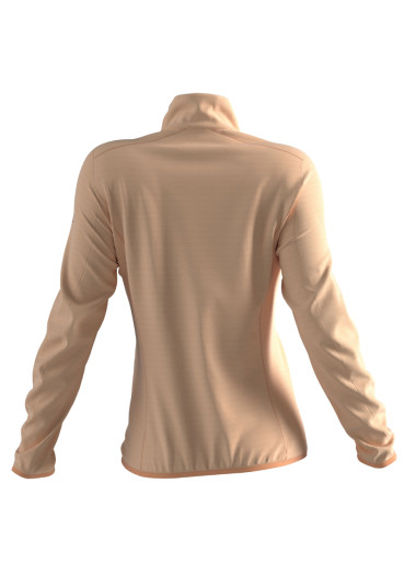detail Dámská mikina SALOMON OUTRACK FULL ZIP MID W APRICOT ICE