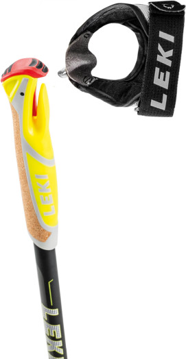detail Hole na Nordic Walking Leki Poles Spin Shark SL, black-schwefelgelb-white, 100 - 130 cm