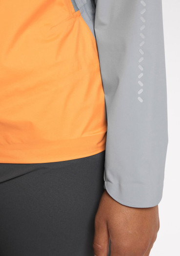 detail Dámská bunda Haglöfs 605231-4TL L.I.M GTX Active W šedá/oranžová