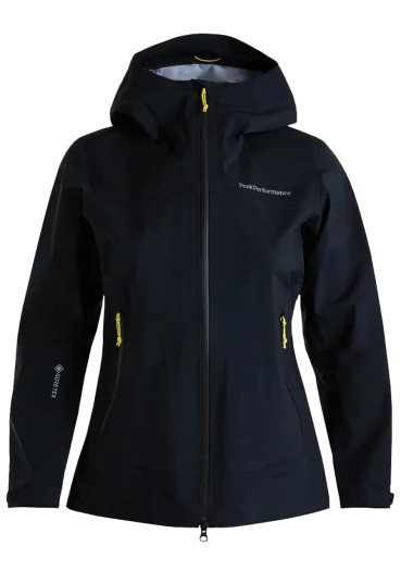 detail Dámská bunda Peak Performance W Vislight Gore-Tex Light Jacket Black