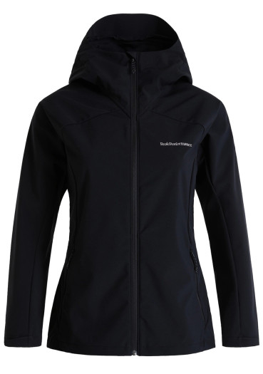 detail Dámská bunda Peak Performance W Explore Hood Jacket Black
