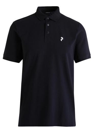detail Pánské triko Peak Performance M Classic Cotton Polo Black