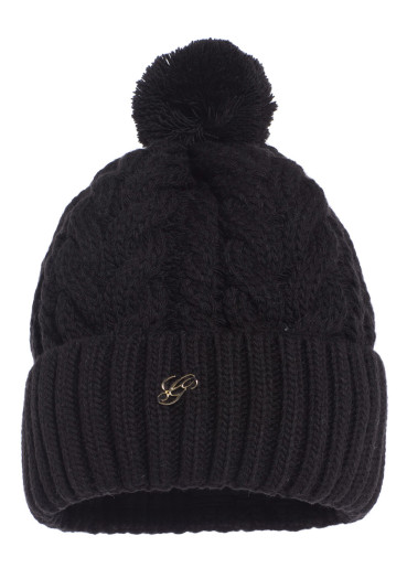 detail Dámská čepice Goldbergh Pom Beanie Black