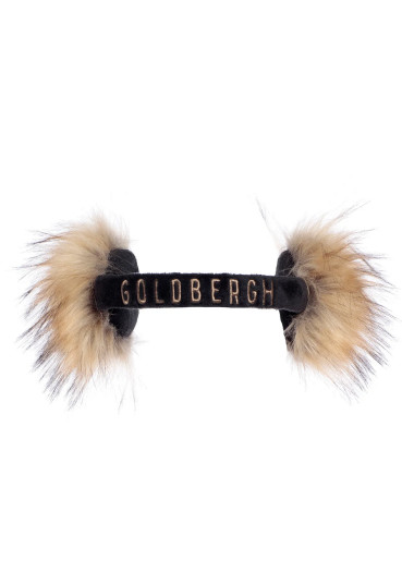 detail Dámské klapky na uši Goldbergh Fluffy Earwarmers Latte