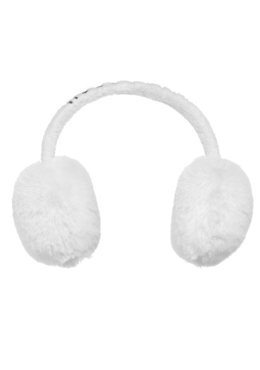 detail Dámské klapky na uši Goldbergh Fluffy Earwarmers White