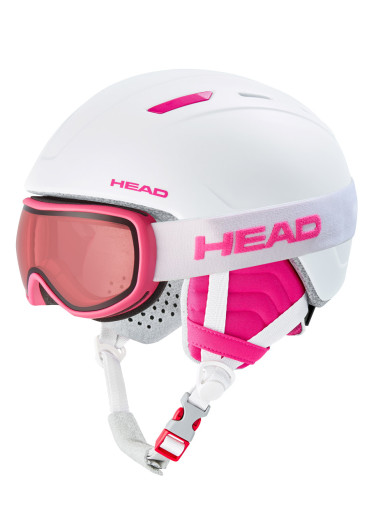 detail Dětská lyžařská helma Head Maja white