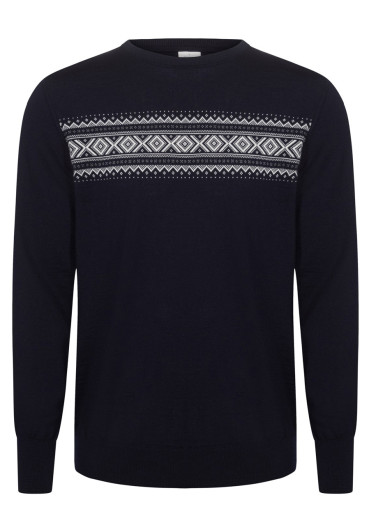 detail Dale Of Norway Sverre Masc Sweater H Navy Offwhite Smoke