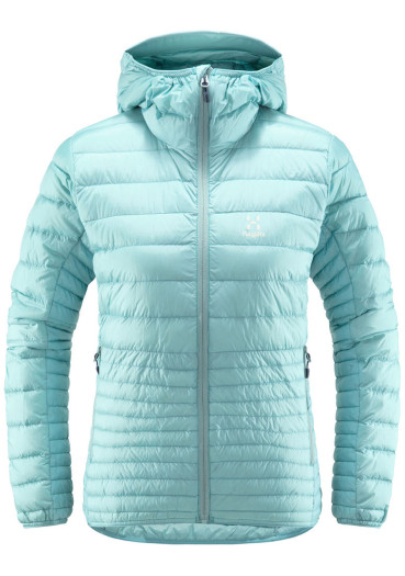 detail Dámská bunda Haglöfs 605048-4Q3 Micro Nordic dow W světle modrá