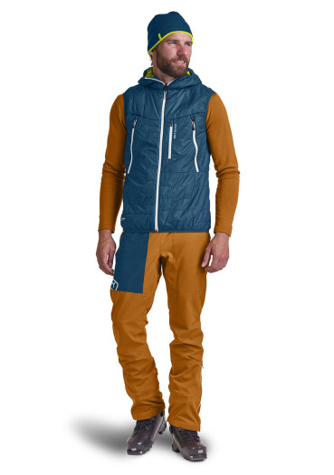 detail Pánská vesta Ortovox Swisswool Piz Boe Vest M Black Raven