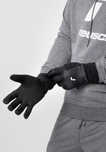 detail Pánské rukavice Reusch Garhwal Hybrid TOUCH-TEC™ Black/Silver