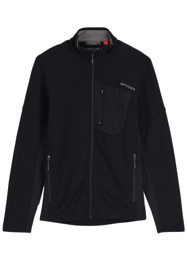 detail Pánský svetr Spyder Bandit  Full Zip Black