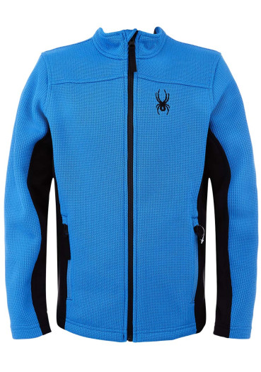 detail Dětský svetr Spyder Boys Bandit Full Zip Blue/blk