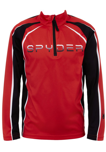 detail Dětský rolák Spyder Boys Downhill-Zip T-Neck-volcano