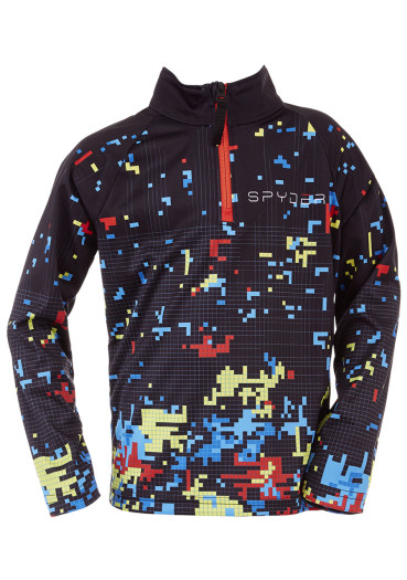 detail Dětský rolák Spyder Boys Digital-Zip T-Neck-digi bug