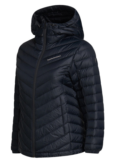 detail Dámská bunda Peak Performance W Frost Down Hood Jacket Black