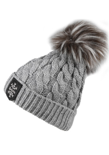 detail Dámská čepice Sherpa Nell II Mel Grey