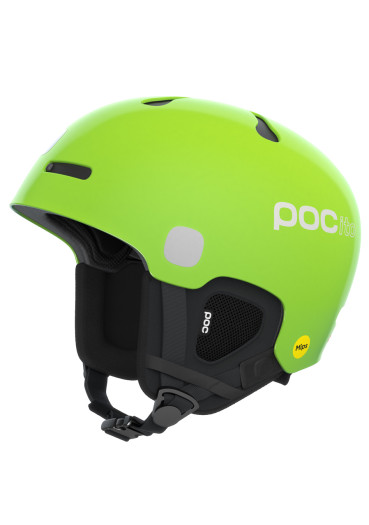 detail Dětská lyžřská helma POC POCito Auric Cut MIPS Fluo Yellow/Green