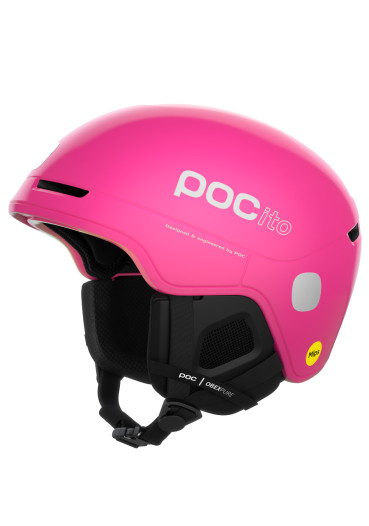 detail Dětská lyžařská helma POC POCito Obex MIPS Fluo Pink