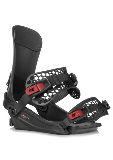 detail Pánské vázání na snowboard Gravity Drift Black/Red