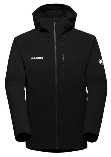 detail Pánská bunda Mammut Ultimate Comfort SO Hooded Jacket Men Black