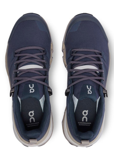 detail Dámské boty On Running Cloudwander Wp,Navy/Desert
