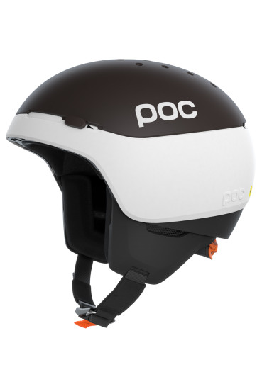 detail Lyžařská helma POC Meninx RS MIPS Hydrogen White/Axinite Brown Matt
