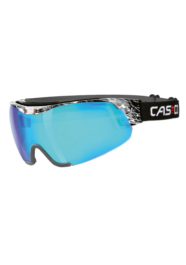 detail Sjezdové brýle Casco Spirit Carbonic Splatter weiss-blauspiegel