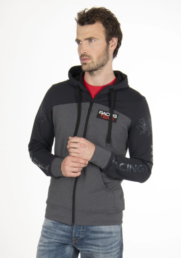 detail Pánská mikina Stöckli Hoody HE WRT antracit