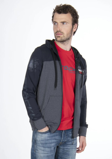 detail Pánská mikina Stöckli Hoody HE WRT antracit