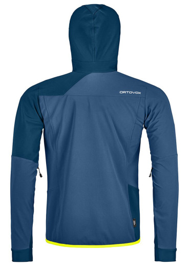 detail Pánská bunda Ortovox Col Becchei Jacket M Mountain Blue