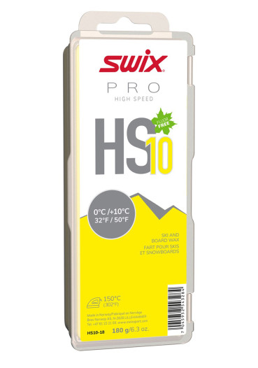 detail Swix HS10-18 High Speed,žlutý,0/+10°C,180g