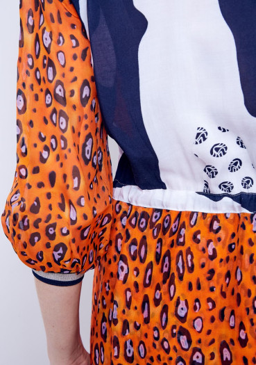detail Dámské šaty Sportalm Giant Orange