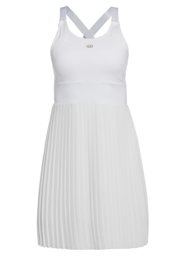 detail Dámské šaty Goldbergh Cheer Dress With Inner Short white