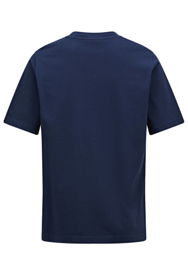 detail Pánské triko Peak Performance M Original Small Logo Tee Blue Shadow