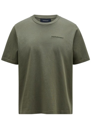 detail Peak Performance M Original Small Logo Tee Pine Needle/Forest Night