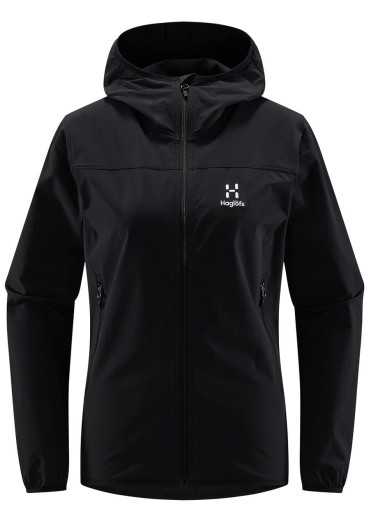 detail Dámská bunda Haglöfs 606498-2C5 Natrix Softshell Hood W černá