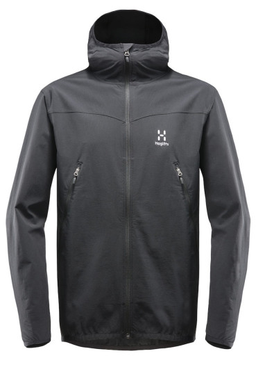 detail Pánská bunda Haglöfs 606497-2C5 Natrix Softshell Hood M černá