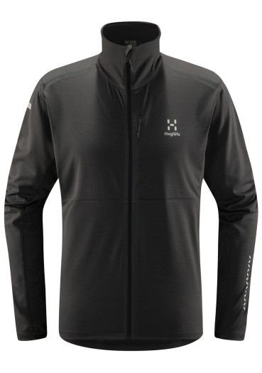 detail Pánská mikina Haglöfs 605349-2AT L.I.M Strive Mid Jkt M tmavě šedá