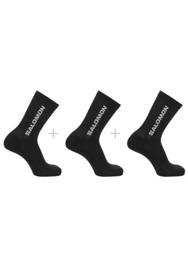 detail Ponožky Salomon EVERYDAY CREW 3-PACK BLACK/BLACK