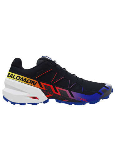 detail Pánské boty Salomon SPEEDCROSS 6 GTX black fire /surf the web/safety yllw