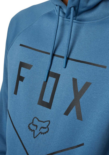 detail Fox Shield Pullover Fleece Dark Slate