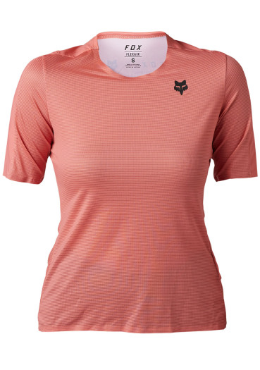detail Dámský cyklistický dres Fox W Flexair Ascent Ss Jersey Salmon