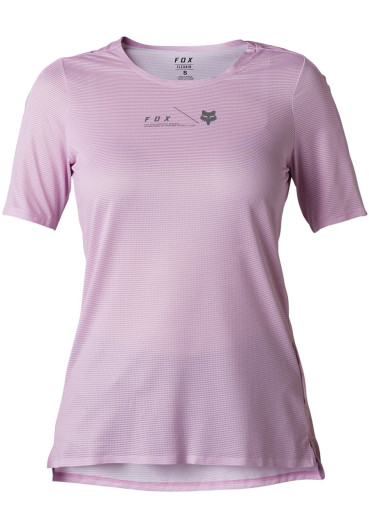 detail Dámský cyklistický dres  Fox W Flexair Ss Jersey Blush