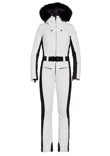 detail Dámský overal Goldbergh Parry LONG Ski Jumpsuit Real Border White