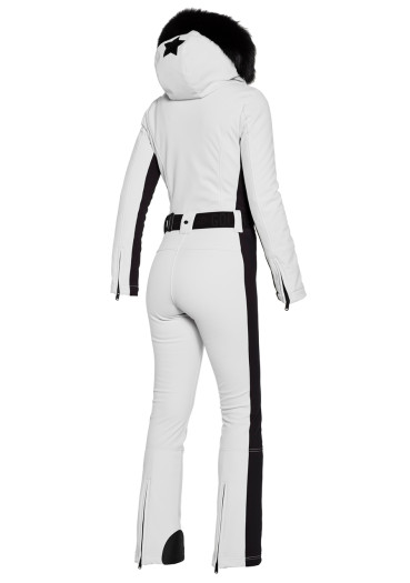 detail Dámský overal Goldbergh Parry LONG Ski Jumpsuit Real Border White