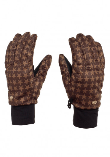 detail Dámské rukavice Goldbergh Polaris Glove Dark Brown