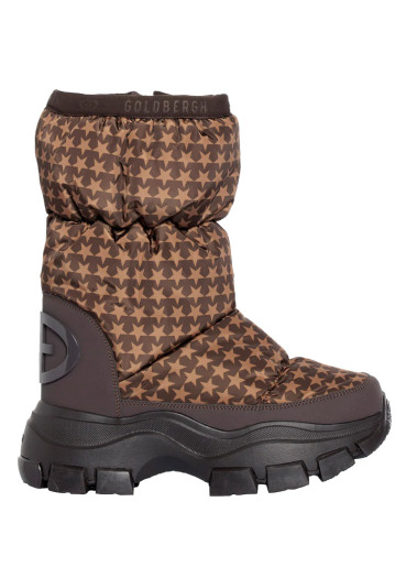 detail Dámské zimní boty Goldbergh Power Snowboot Dark Brown