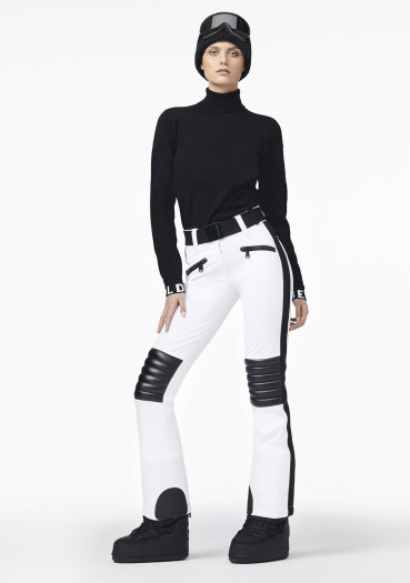 detail Dámské lyžařské kalhoty Goldbergh Rocky Ski Pants White